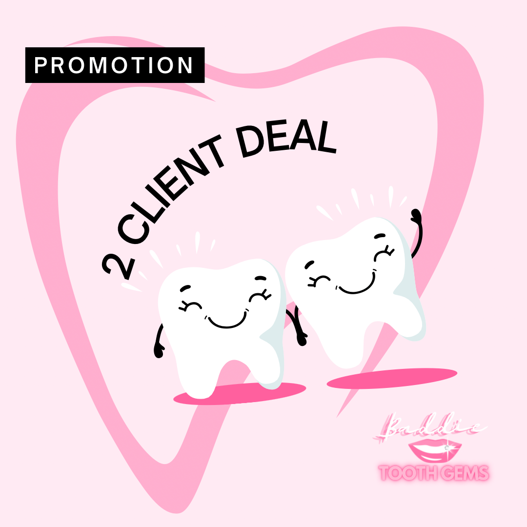 2 Client Tooth Gem Reservation DEPOSIT*