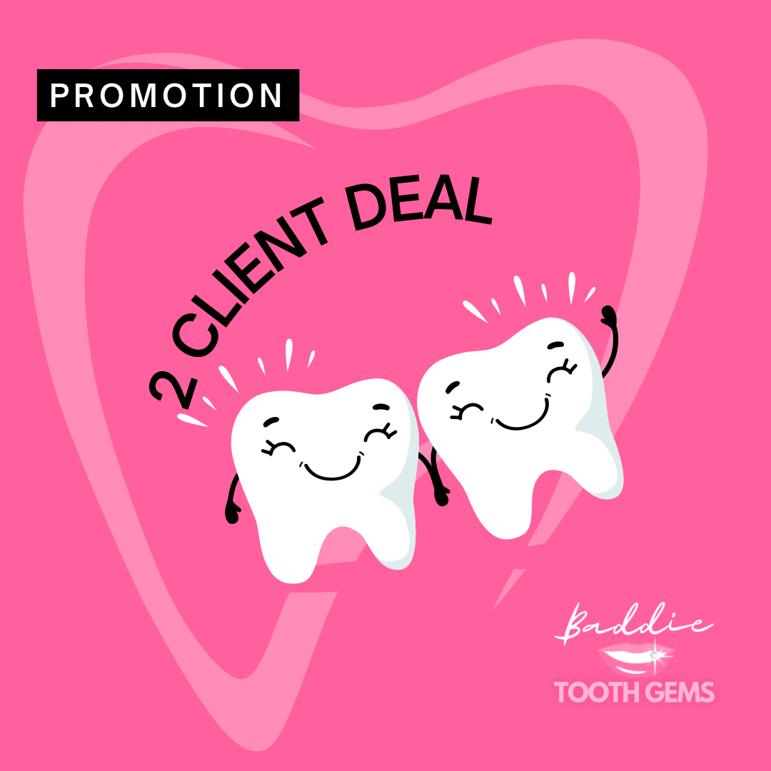 2 Client Teeth Whitening Reservation DEPOSIT*