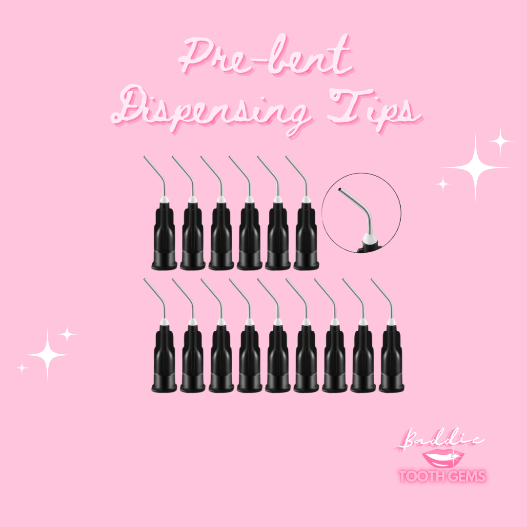 Pre-bent Dispensing Tips