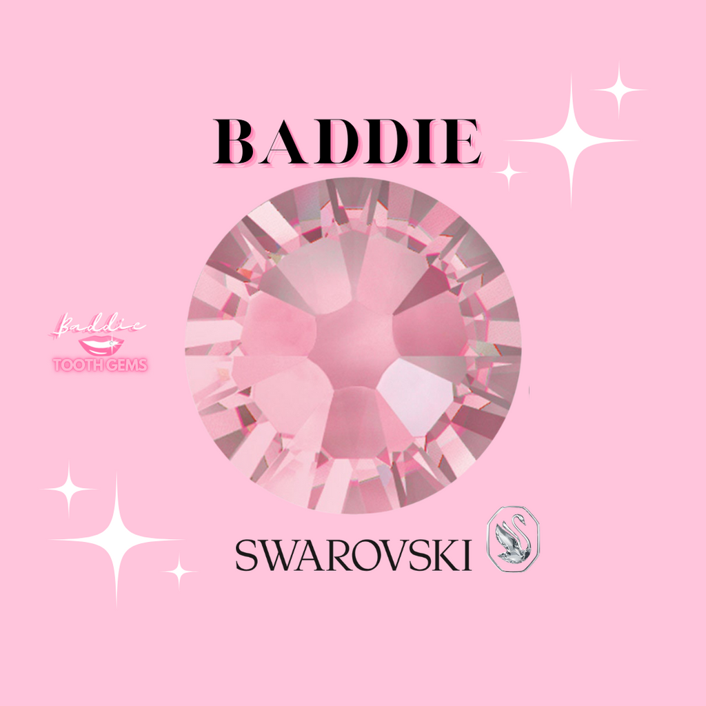 "BADDIE" Light Rose Swarovski Crystals Wholesale