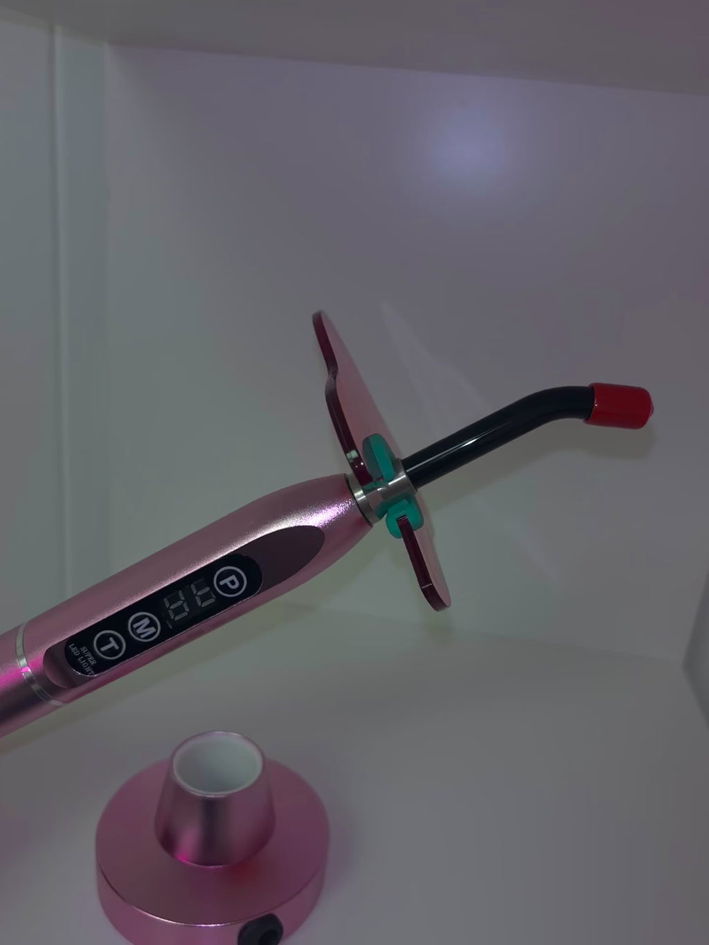 "Tooth Cute" Pink LED Tooth Gem Curing Light